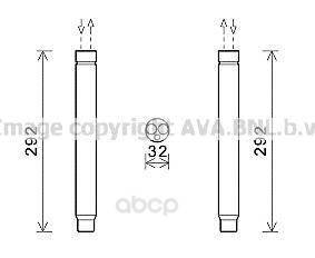 фото Осушитель кондиционера ava для bmw f20/f30 1.6-3.0/1.6d-3.0d 10- bwd445