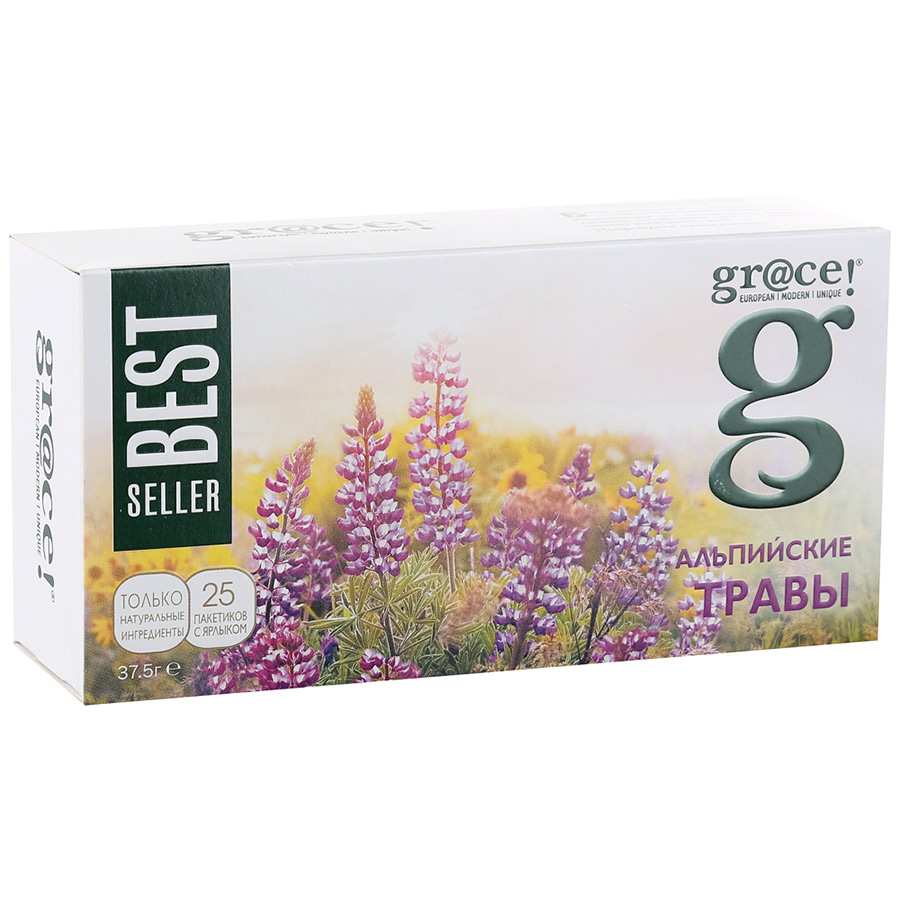 Чай травяной Grace альпийские травы 25 пакетиков