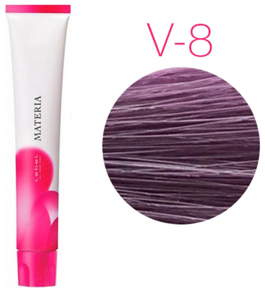 Краска для волос Lebel Materia V8 тон светлый блондин фиолетовый 80 мл