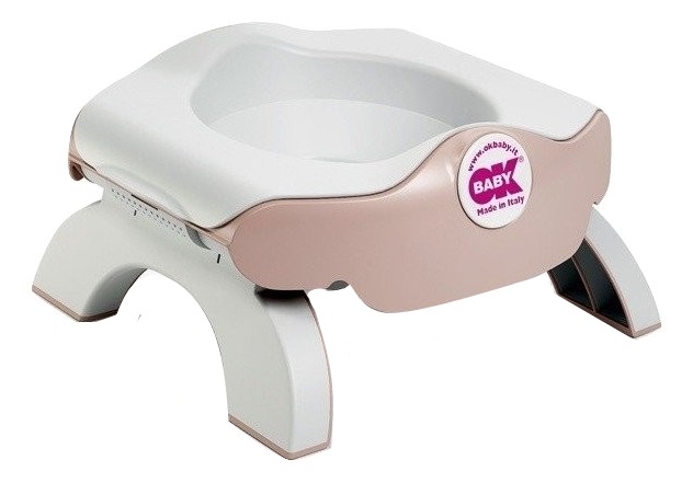

Горшок детский Ok Baby складной многофункциональный Roady Travel розовый col54