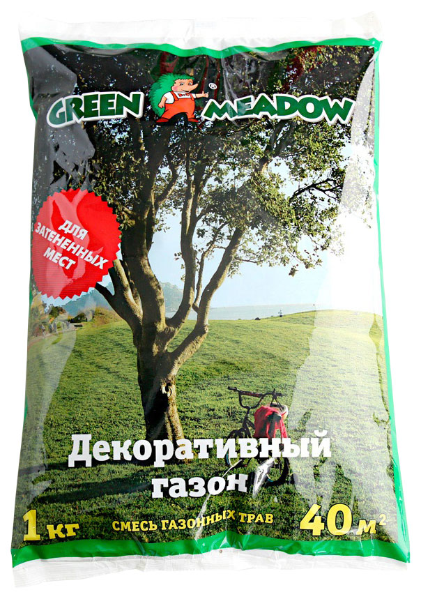 фото Семена газон стандарт декоративный для затененных мест, 1 кг зеленый ковер