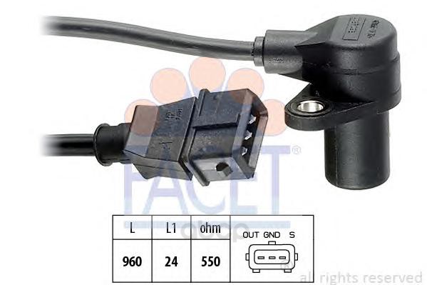 Датчик положения коленвала BMW 3 E36 Facet 90087