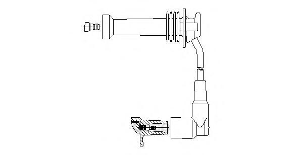 фото Провод высоковольтный ford/mazda2/volvo s40 95- bremi 8a17/38