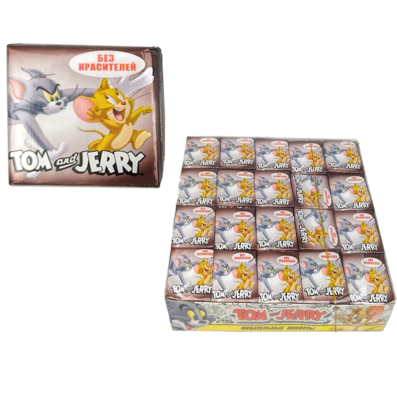 Конфеты жевательные Tom and Jerry Colla 11.5 грамм Упаковка 40 шт