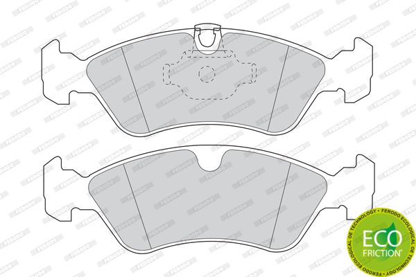 

Тормозные колодки FERODO дисковые FDB1067