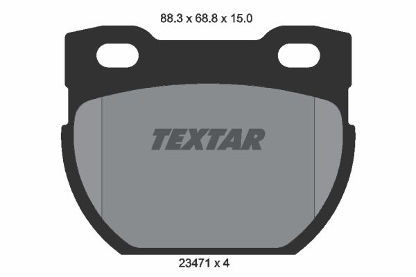 

Тормозные колодки Textar дисковые 2347101