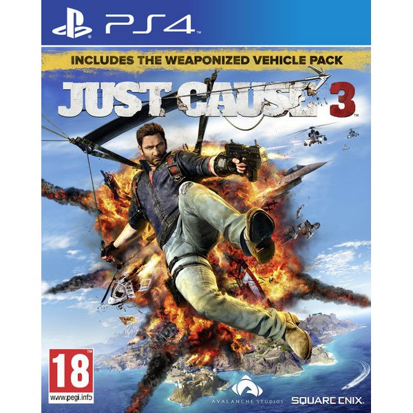 

Игра Just Cause 3 + DLC Weaponized Venicle Pack для PlayStation 4, Just Cause 3