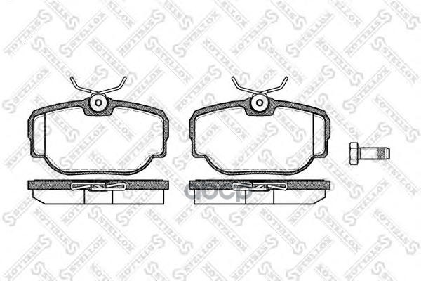 Комплект тормозных колодок Stellox 588000SX 100024767167