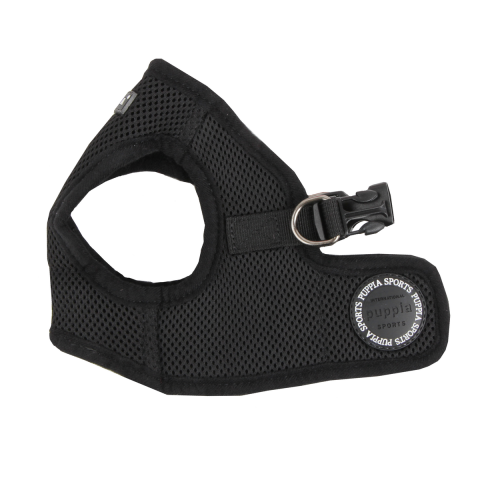 Шлейка для собак Puppia Soft Vest, черная, размер XXL