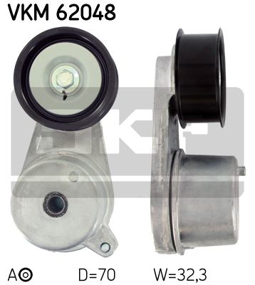 фото Натяжной ролик skf vkm 62048