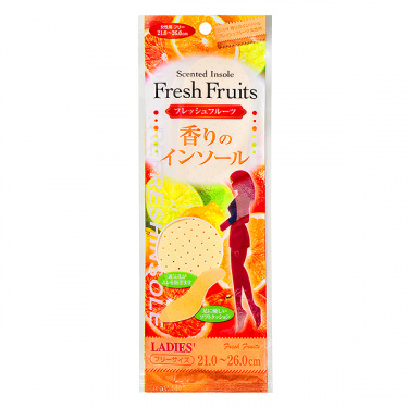 фото Стельки sanada seiko дезодорирующие с запахом фруктов для женщин 21-26 см
