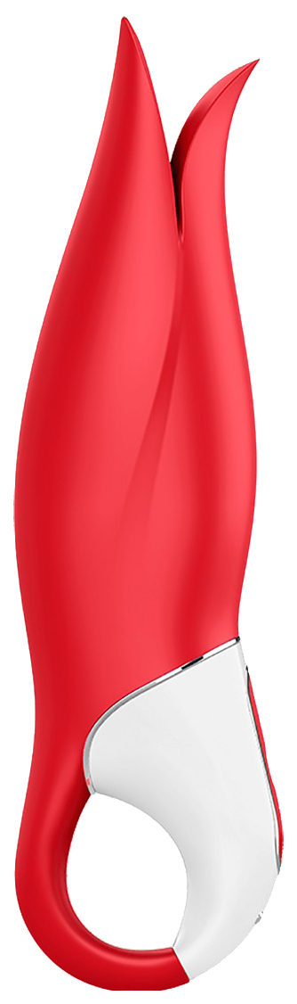 фото Вибромассажер красный satisfyer vibes power flower