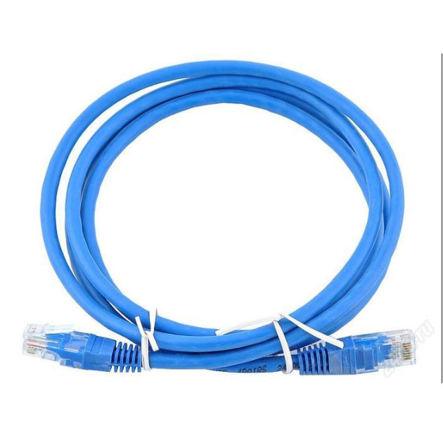 фото Кабель aopen rj45-rj45, m-m 2м blue (anp511-2m)