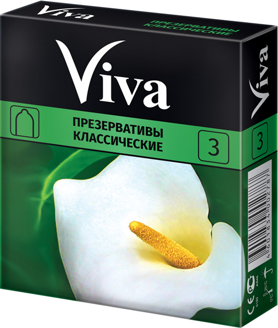 Презервативы Viva классические 3 шт.