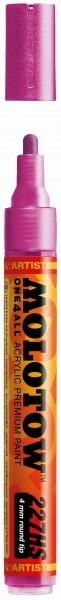 

Маркер акриловый Molotow 227HS One4all 4мм розовый, 227HS 4мм Мет,Розовый