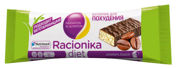 фото Батончик racionika diet кофе