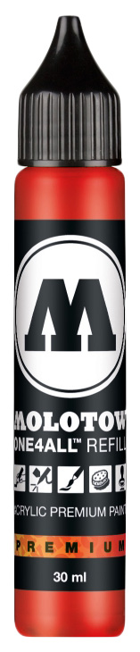 

Заправка для маркеров Molotow GraFX Aqua MO693013 Красная 30 мл, GraFX Aqua 30мл Красный