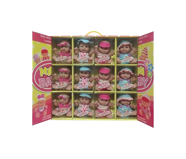 

Пупс Mini Baby 124-B 21 см 12 шт в ассортименте