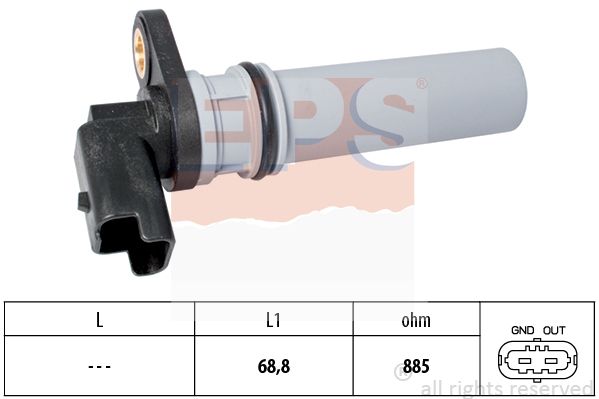 фото Датчик частоты вращения, автоматическая коробка передач eps 1.953.537