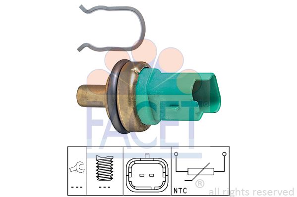 фото Датчик, температура масла facet 7.3292