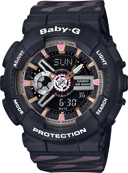 фото Наручные часы кварцевые женские casio baby-g ba-110ch-1a