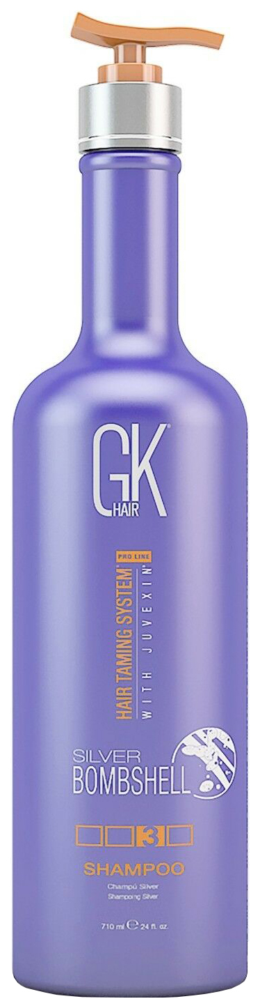 фото Шампунь global keratin silver shampoo 710 мл