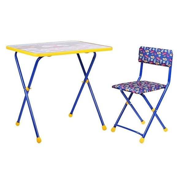 Комплект детской мебели B.Kids Познайка КП2/15 Большие гонки стол+стул мягкий