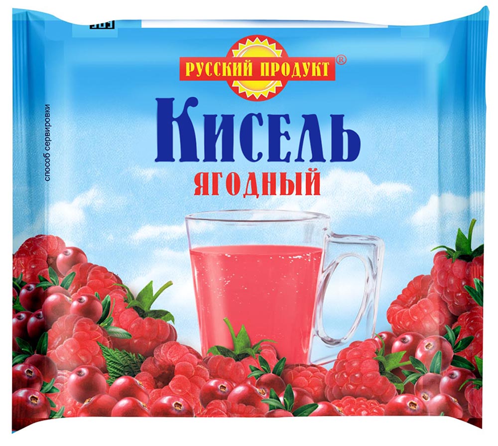 

Кисель быстрого приготовления ягодный Русский Продукт брикет 220 г