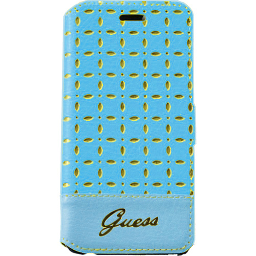 фото Чехол guess gianina booktype для iphone 6 plus blue