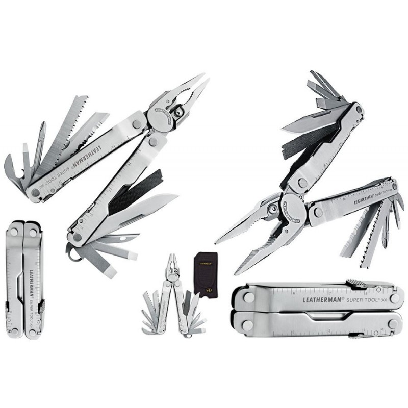 фото Мультитул leatherman super tool 300 831183 115 мм серебристый, 19 функций