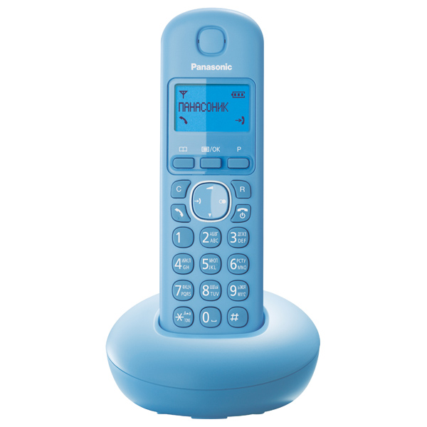 фото Dect телефон panasonic kx-tgb210ruf blue