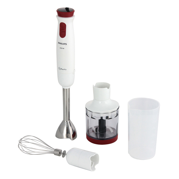 фото Погружной блендер philips daily collection hr1625/00 white/red