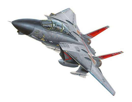 фото Сборка самолет f-14 tomcat (1/100) revell