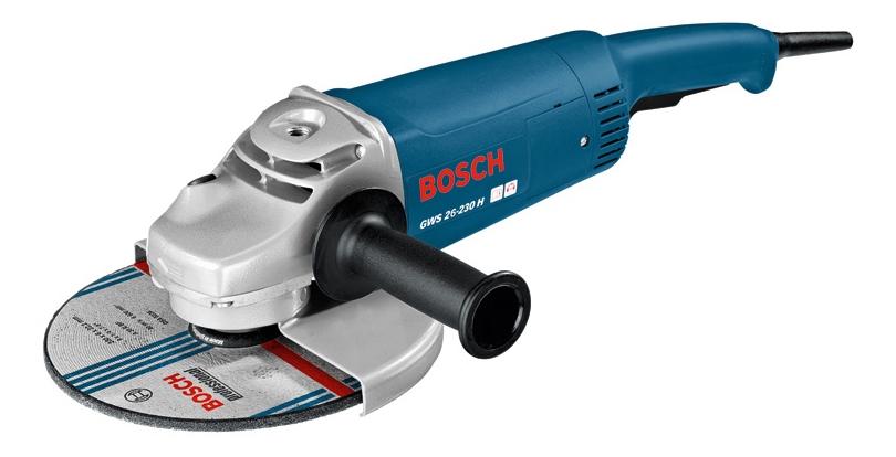

Сетевая угловая шлифовальная машина Bosch GWS 26-230 H 601856100, GWS 26-230 H