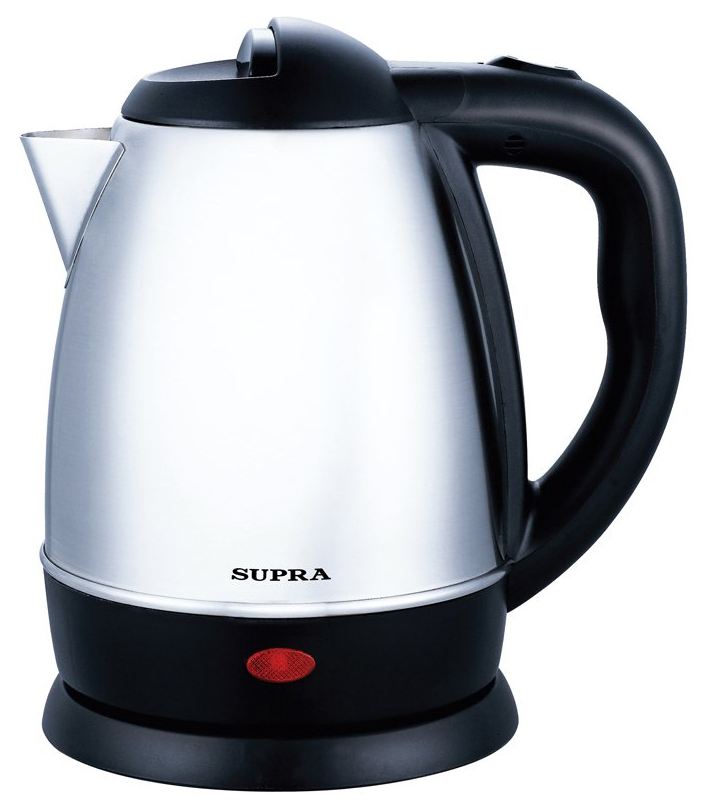Чайник электрический Supra KES-1231 1.2 л черный, серебристый чайник металлический bekker bk s641 3 л