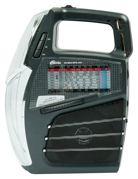 

Радиоприемник Ritmix RPR-555 Black, RPR-555