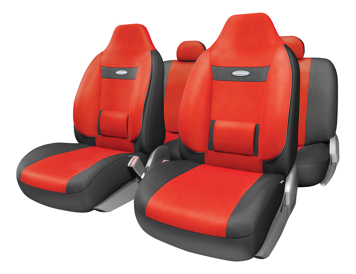 

Комплект чехлов на сиденья Autoprofi Comfort COM-1105H BK/RD (M), Comfort