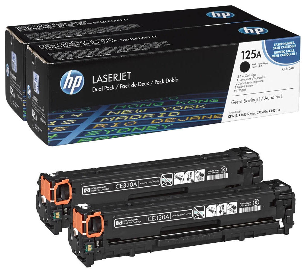 фото Картридж для лазерного принтера hp 125a (cb540ad) черный, оригинал