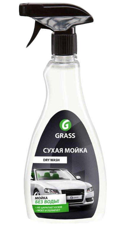 фото Средство для мойки автомобиля без воды grass dry wash, 500 мл 211605