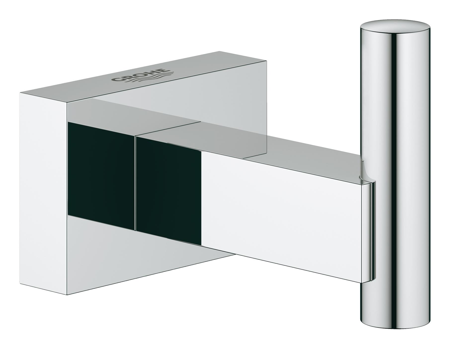 фото Крючок для банного халата grohe essentials cube, хром