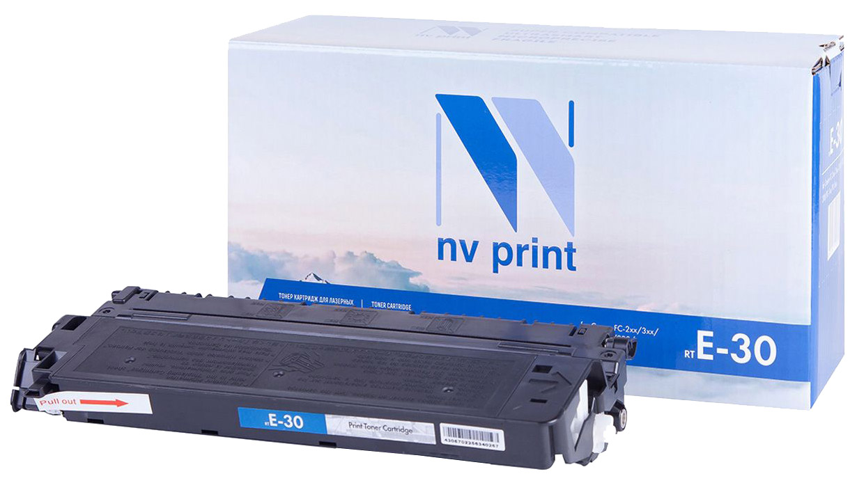 фото Картридж для лазерного принтера nv print e30, черный