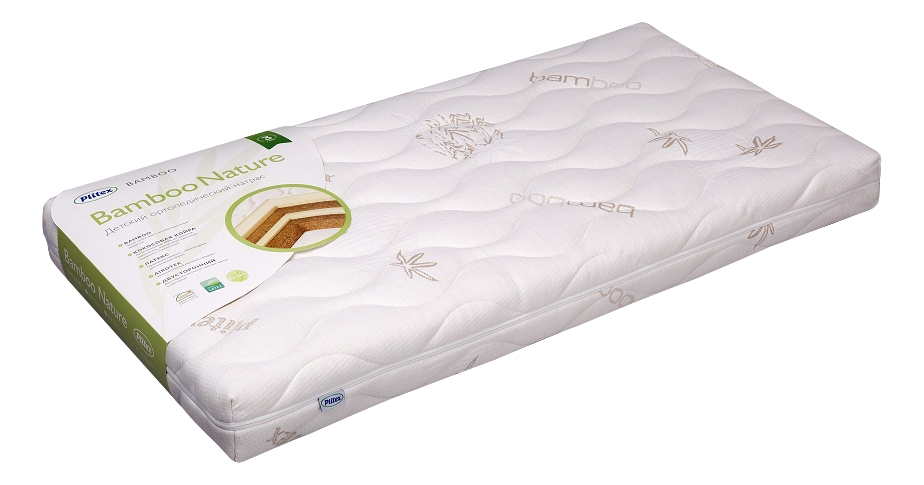 фото Матрац plitex bamboo 1190х600х110мм nature (бн-119-01)