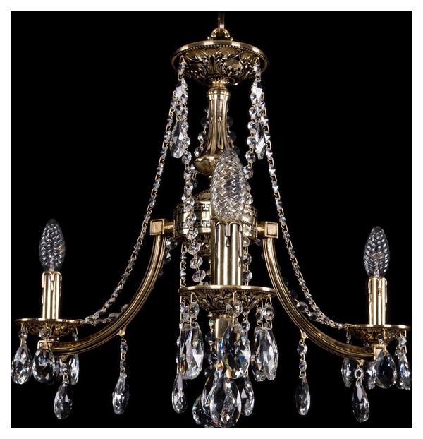 

Люстра подвесная Bohemia Ivele Crystal 1771/3/190/A/GB