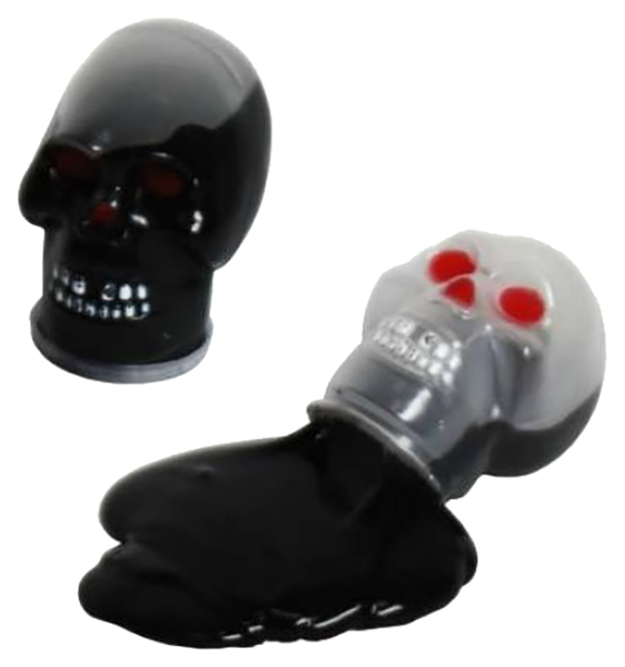 

Игрушка антистресс 1Toy Мелкие пакости Слизь в черепе 95 г