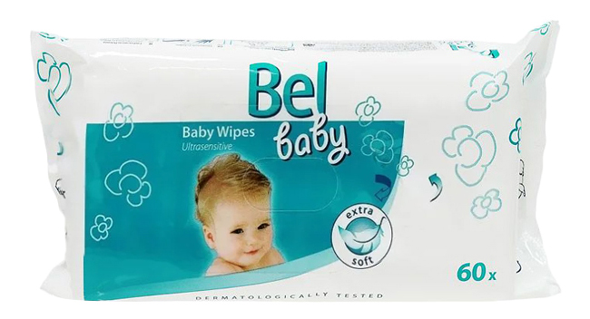 

Детские влажные салфетки Hartmann Bel Baby Ultrasensitive 60 шт., Bel Baby Ultrasensitive