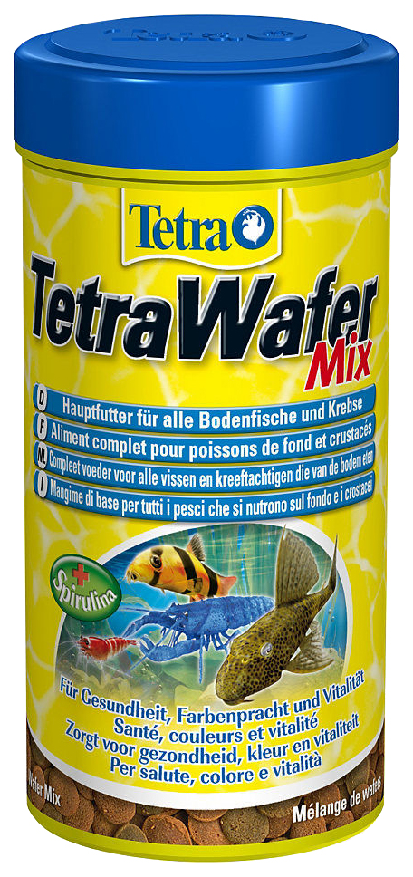 Корм для донных рыб и ракообразных Tetra WaferMix, палочки, 250 мл