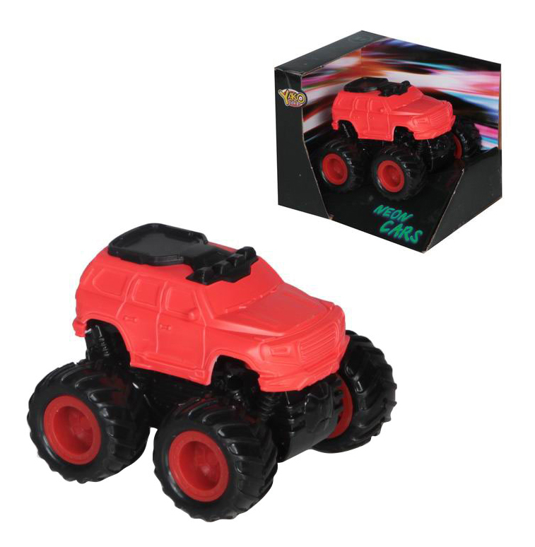 

Машинка пластиковая Yako Toys Neon 8391R-2; в ассортименте, 8391R-2