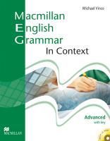 

Macmillan English Grammar In Context Advanced With Key