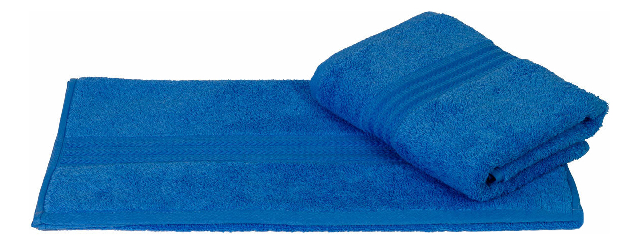 фото Банное полотенце hobby home textile голубой