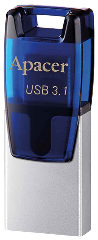 

Флешка Apacer AH179 64ГБ Blue (AP64GAH179U-1), AH179